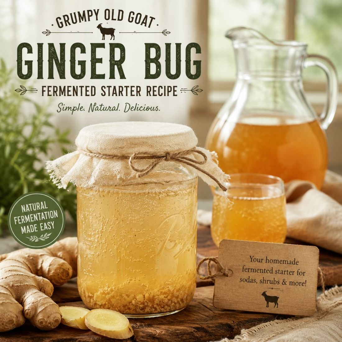 Ginger Bug: A Naturally Fermented Starter